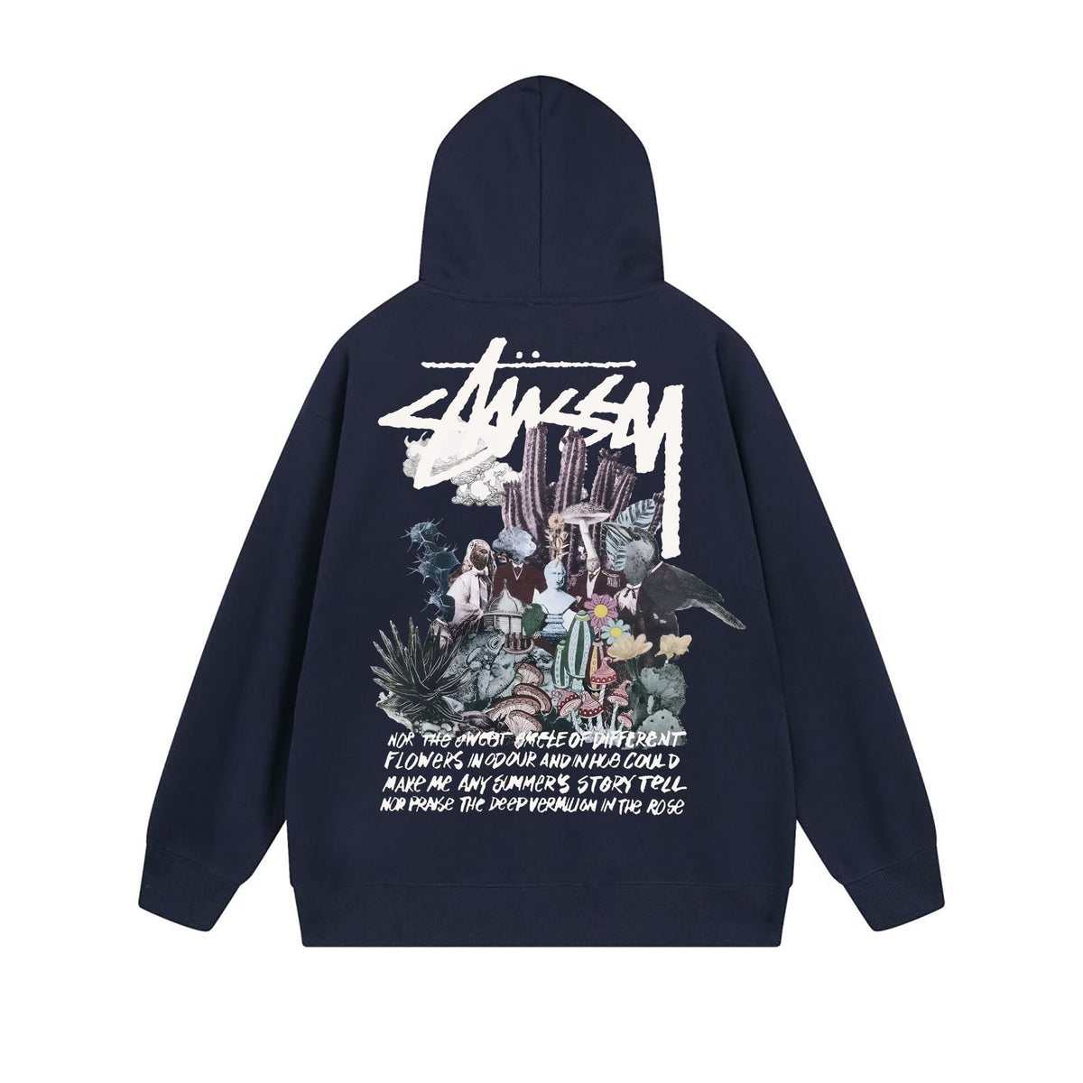 Stussy Hoodie Zip Cardigan Hooded Sweater